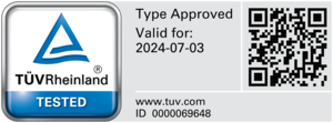 TUV AND ISO9001 APPROVED LOGO
