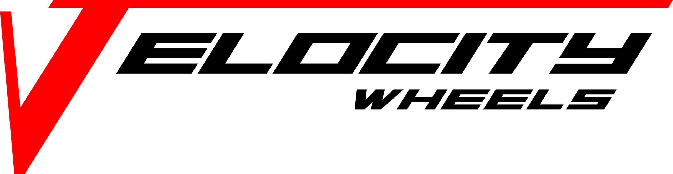 Velocity Wheels Logo Red & Black